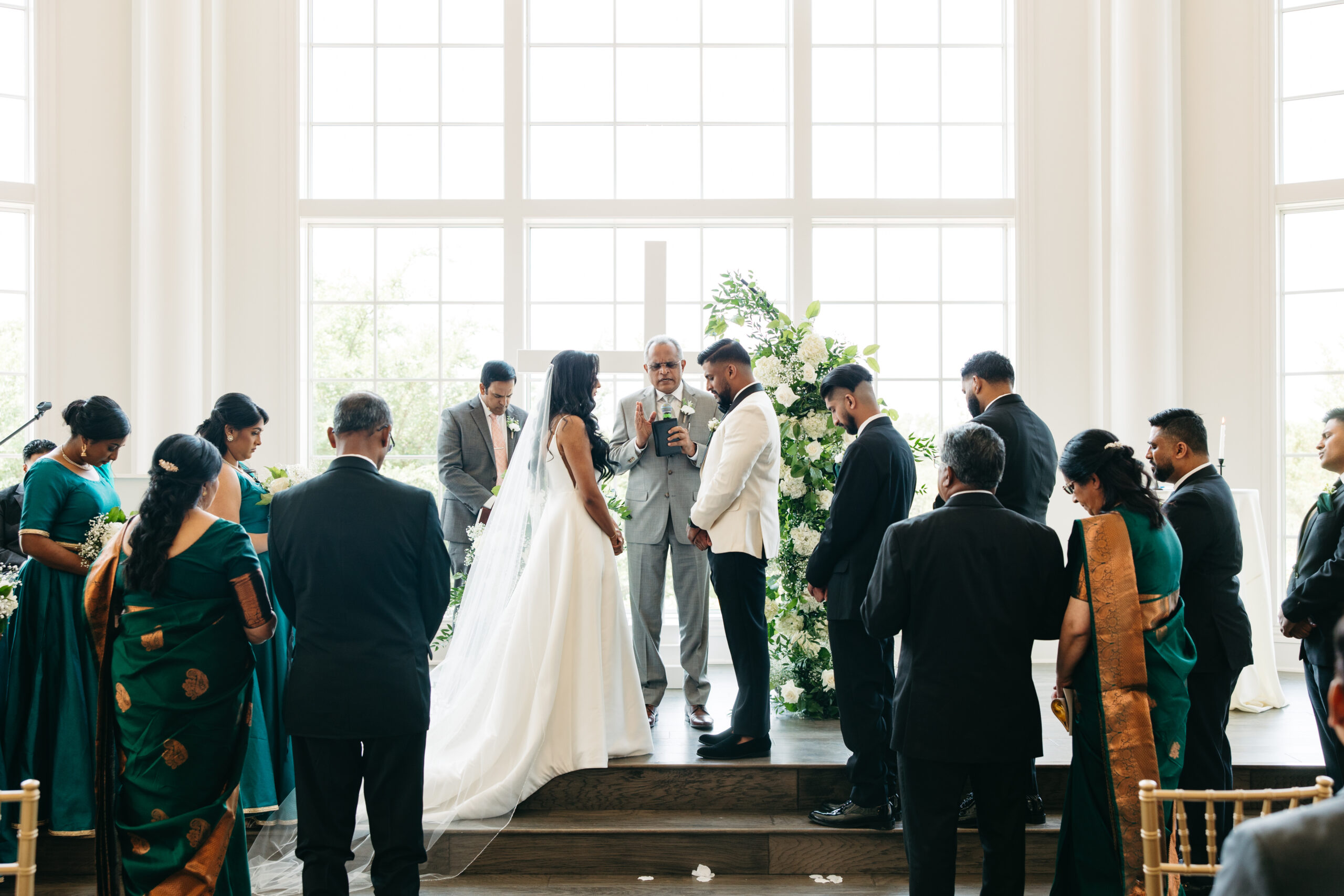 An Indian Christian Wedding at the Hillside Estate in Dallas, TX